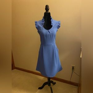 Sleeveless Dress with Ruffle Detail & Pockets